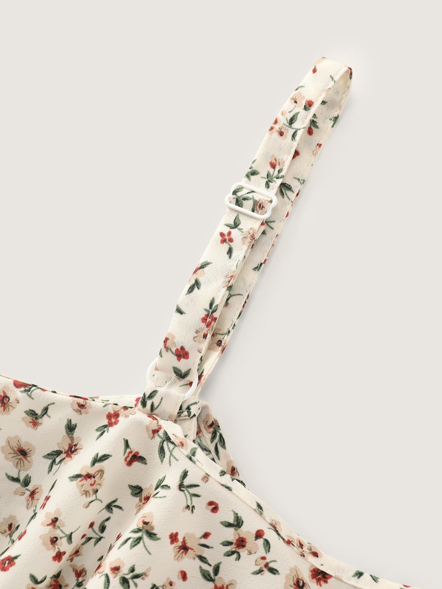 Floral Print Ruffled Cold Shoulder Blouse